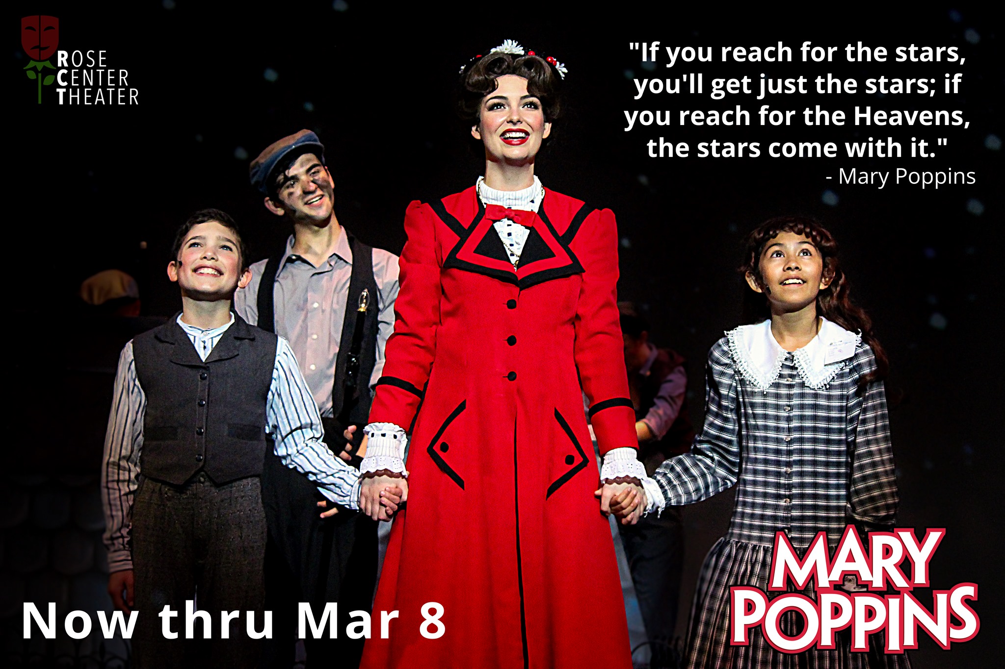 Adrienne Amanda Morrow as Jane Banks in Mary Poppins at Rose Center Theater - February-March, 2020